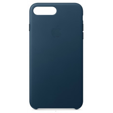 Чехол Apple Leather Case для iPhone 8 Plus / 7 Plus Cosmos Blue (MQHR2ZM/A)