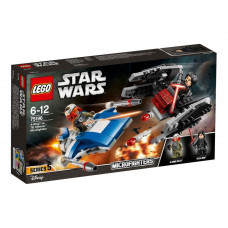 The designer of the LEGO Star Wars Fighter of A Type against the LED (75196) noise-free fighter