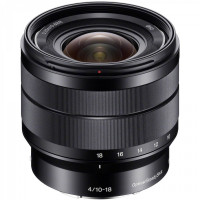 The lens Sony E 10-18 mm f/4.0 OSS for NEX (SEL1018.AE)