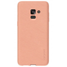 Cover of Samsung for Galaxy A8 2018 (A530) Silicon cover Flamingo