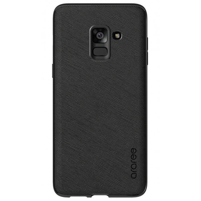 Чехол Samsung для Galaxy A8+ 2018 (A730) Silicon cover Black