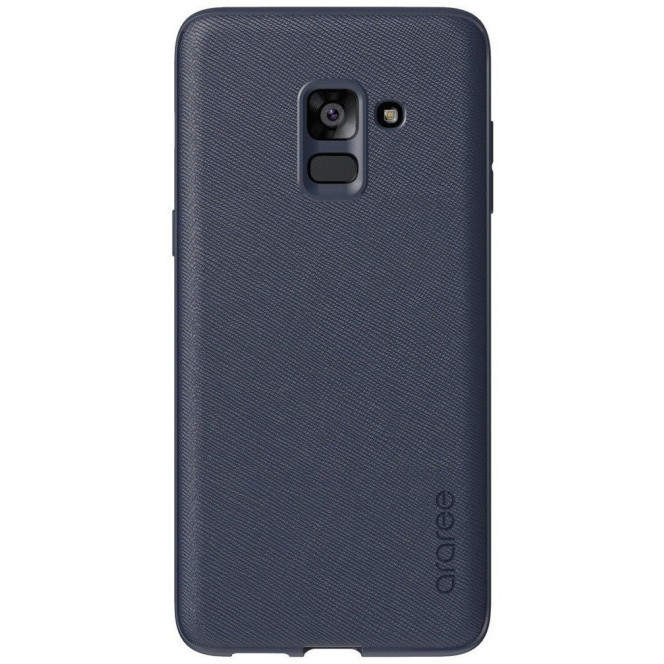 Чехол Samsung для Galaxy A8+ 2018 (A730) Silicon cover Midnight Blue