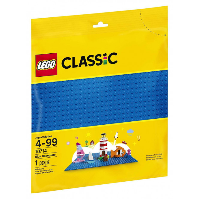 Designer of LEGO Classic Basic plate of blue color (10714)