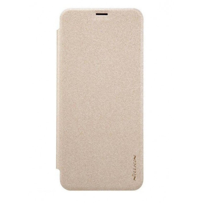 NILLKIN cover for Galaxy S8 + (G955) of Sparkle Leather PU Gold