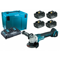 Accumulator angular Makita DGA504Z grinder + set of the LXT (198830-2) accumulators