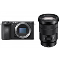 SONY Alpha a6500 + E PZ 18-105 mm f/4.0 G OSS camera (ILCE6500PZ.CEC)