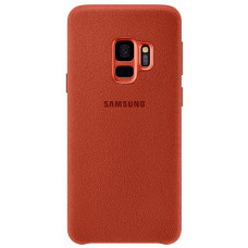 Cover of Samsung for Galaxy S9 (G960) Alcantara Cover Red