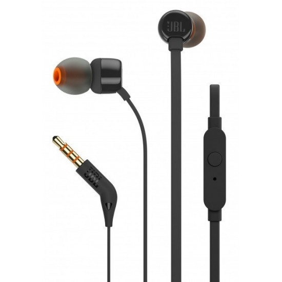 JBL T110 Black earphones (JBLT110BLK)