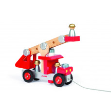 The game Janod set the Fire truck with tools (J06498)