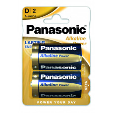 Батарейка Panasonic Alkaline Power D 2 шт (LR20REB/2BP)