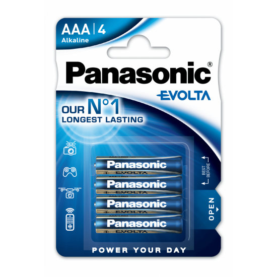 Panasonic Evolta AAA Alkaline battery of 4 pieces (LR03EGE/4BP)