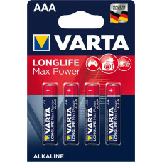 Батарейка VARTA LONGLIFE MAX POWER AAA BLI 4 ALKALINE