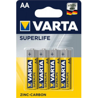 Varta Superlife AA Zinc-Carbon battery of 4 pieces (02006101414)