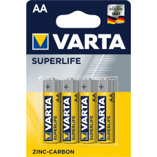 Батарейка Varta Superlife AA Zinc-Carbon 4 шт. (02006101414)