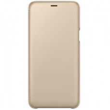 Cover of Samsung for Galaxy A6 + 2018 (A605) Flip Wallet Gold