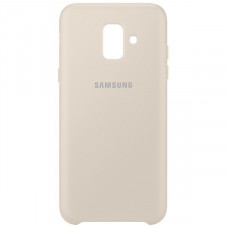 Cover of Samsung for Galaxy A6 2018 (A600) Flip Dual Layer Gold