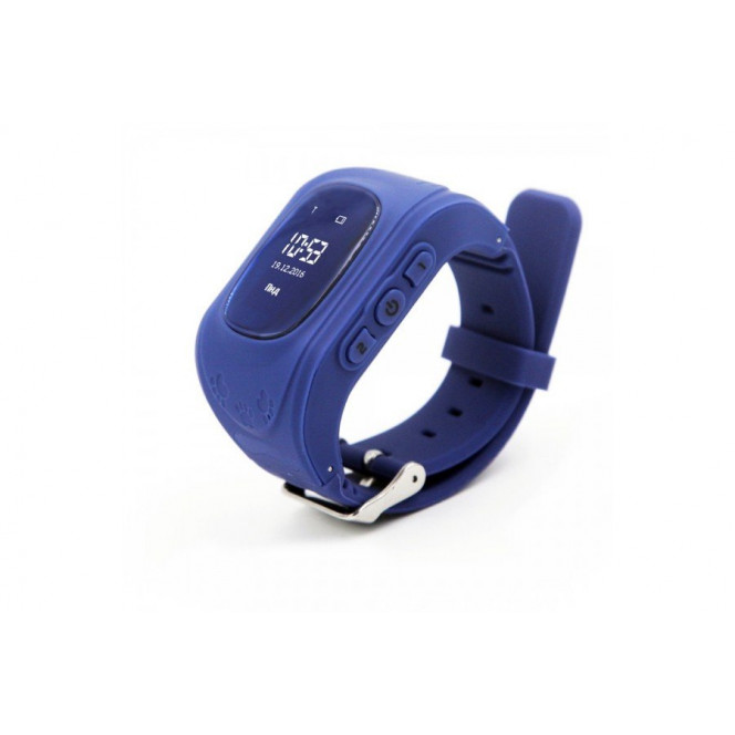 Children's watch phones with the GPS GOGPS ME K50 tracker dark blue (K50DBL)