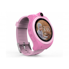 Childrens watch phones with the GPS GOGPS ME K19 tracker pink (K19PK)