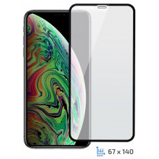 Glass 2E iPhone X 3D black color border/Full glue