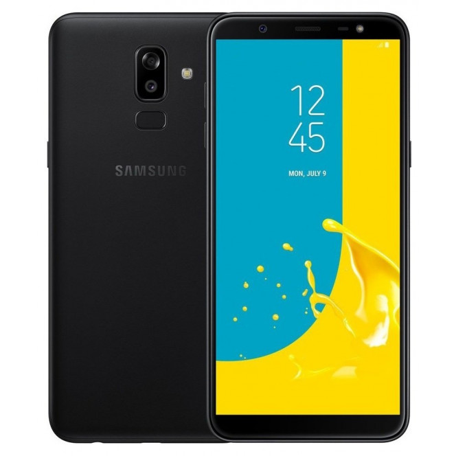 J810F Black Samsung Galaxy J8 2018 smartphone