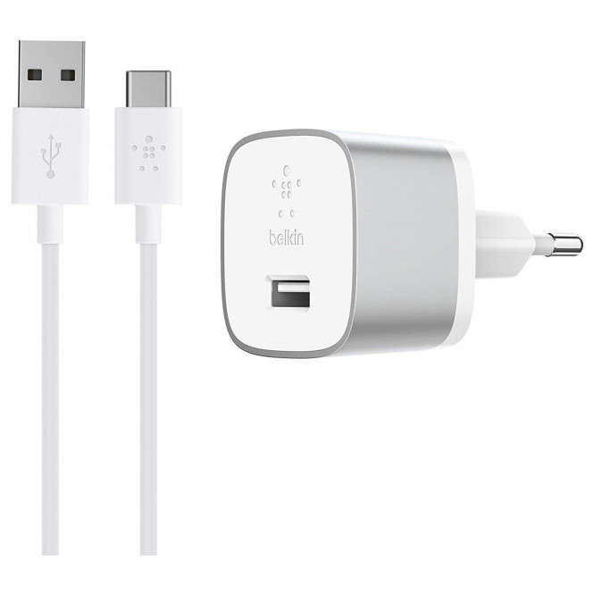 Network Belkin Quick Charge USB 3.0 + Type-C Cable Silver charger