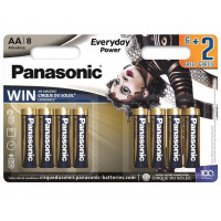 ALKALINE Cirque du Soleil Panasonic EVERYDAY POWER AA BLI 8 battery