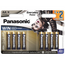 Батарейка Panasonic EVERYDAY POWER AA BLI 8 ALKALINE Cirque du Soleil