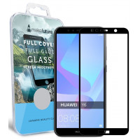 Стекло MakeFuture для Huawei Y6 2018 Black Full Cover Full Glue