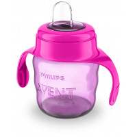 Avent no-spill cup with a soft nose of pink 200 ml 6+ 1 pieces (SCF551/03)