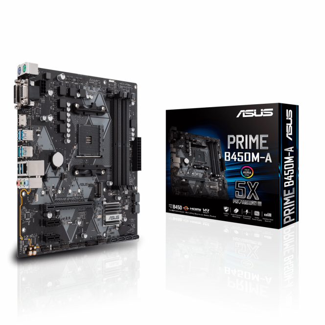 Материнcкая плата ASUS PRIME B450M-A