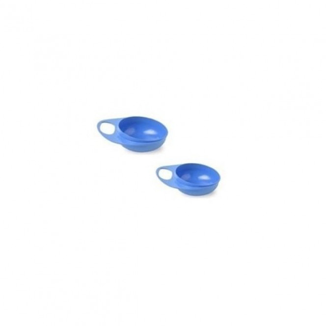 Plate for feeding of Nuvita Easy Eating of deep 2 pieces. Blue (NV8431Blue)