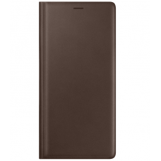 Cover of Samsung for Galaxy Note 9 (N960) Leather Wallet Cover Brown