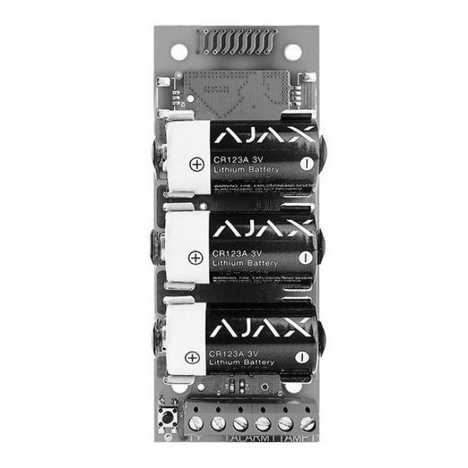 The wireless module for integration of third-party sensors Ajax Transmitter, Jeweller, 3V CR123A