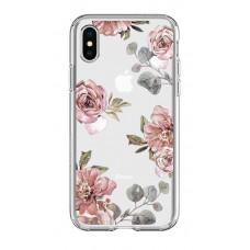 Чехол Spigen для iPhone X Liquid Crystal Aquarelle Primrose