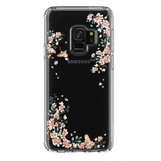 Cover of Spigen for Galaxy S9 (G960) Liquid Crystal Blossom Nature