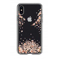 Cover of Spigen for iPhone X Liquid Crystal Blossom Crystal Clear