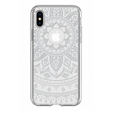 Чехол Spigen для iPhone X Liquid Crystal Shine Crystal Clear