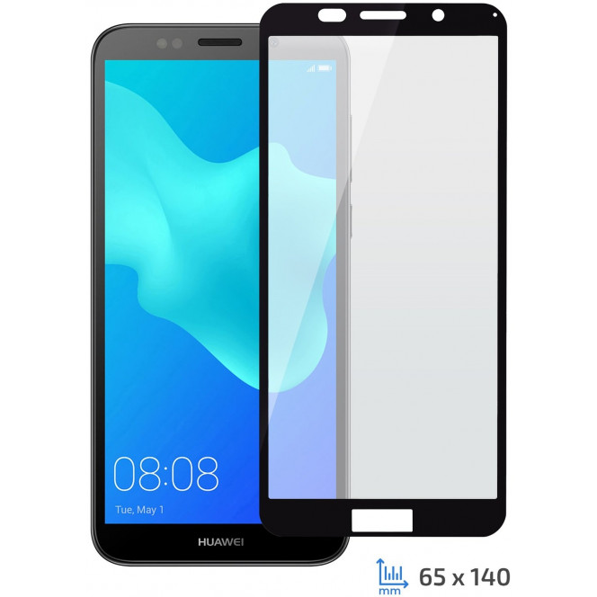 Стекло 2E для Huawei Y5 2018/Honor 7A 2.5D Black Border