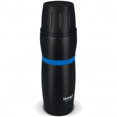 Lamart thermos black with a blue band of 0.48 l (LT4053)