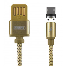 Remax Gravity Series Magnetic microUSB 1m Gold cable