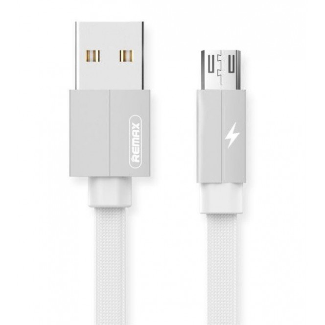 Кабель Remax Kerolla microUSB 1m White