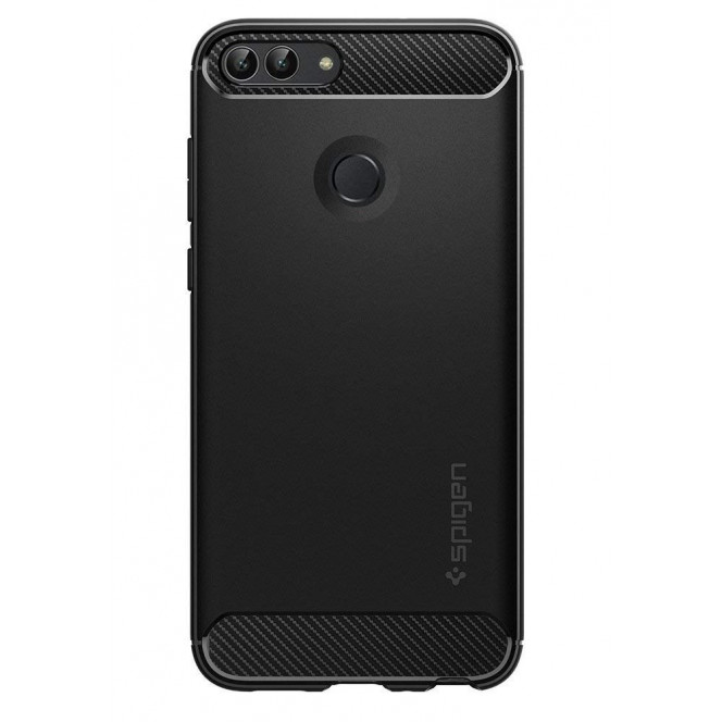 Чехол Spigen для Huawei P smart/Enjoy 7S/nova lite 2 Case Rugged Armor Black