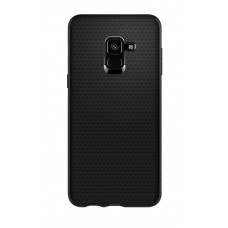 Cover of Spigen for Galaxy A8 2018 (A530) Case Liquid Air Matte Black