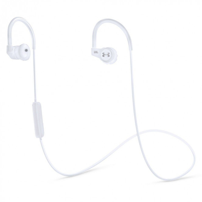 Bluetooth JBL Under Armour Wireless White earphones