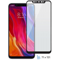 Glass 2E for Xiaomi Mi 8 2.5D Black Border