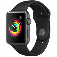 Space Grey Aluminium Case with Black Sport Band Apple Watch Series 3 GPS 42mm smartwatch (MTF32FS/A)