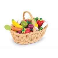 The game Janod set of Korzin with vegetables and fruit 24 elements (J05620)