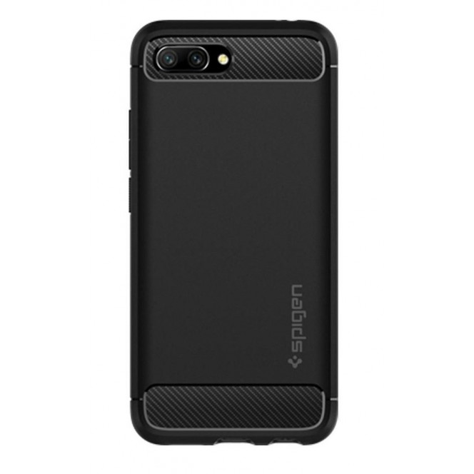 Cover of Spigen for Honor 10 Rugged Armor Black