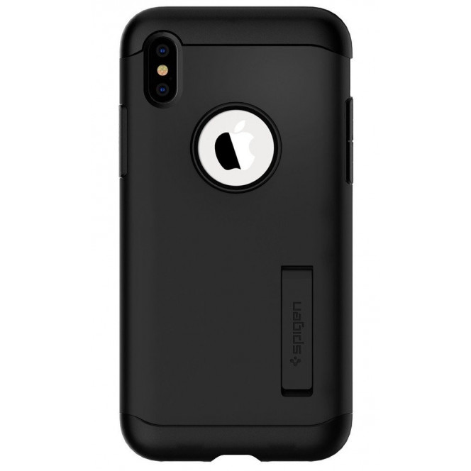 Cover of Spigen for iPhone X/Xs Slim Armor Black