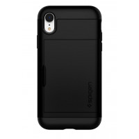 Чехол Spigen для iPhone XR Slim Armor CS Black